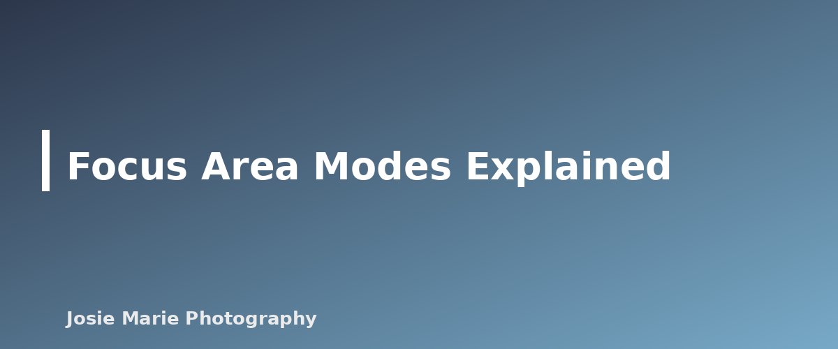 Focus Area Modes Explained - section banner for Back-Button Focus for Beginners