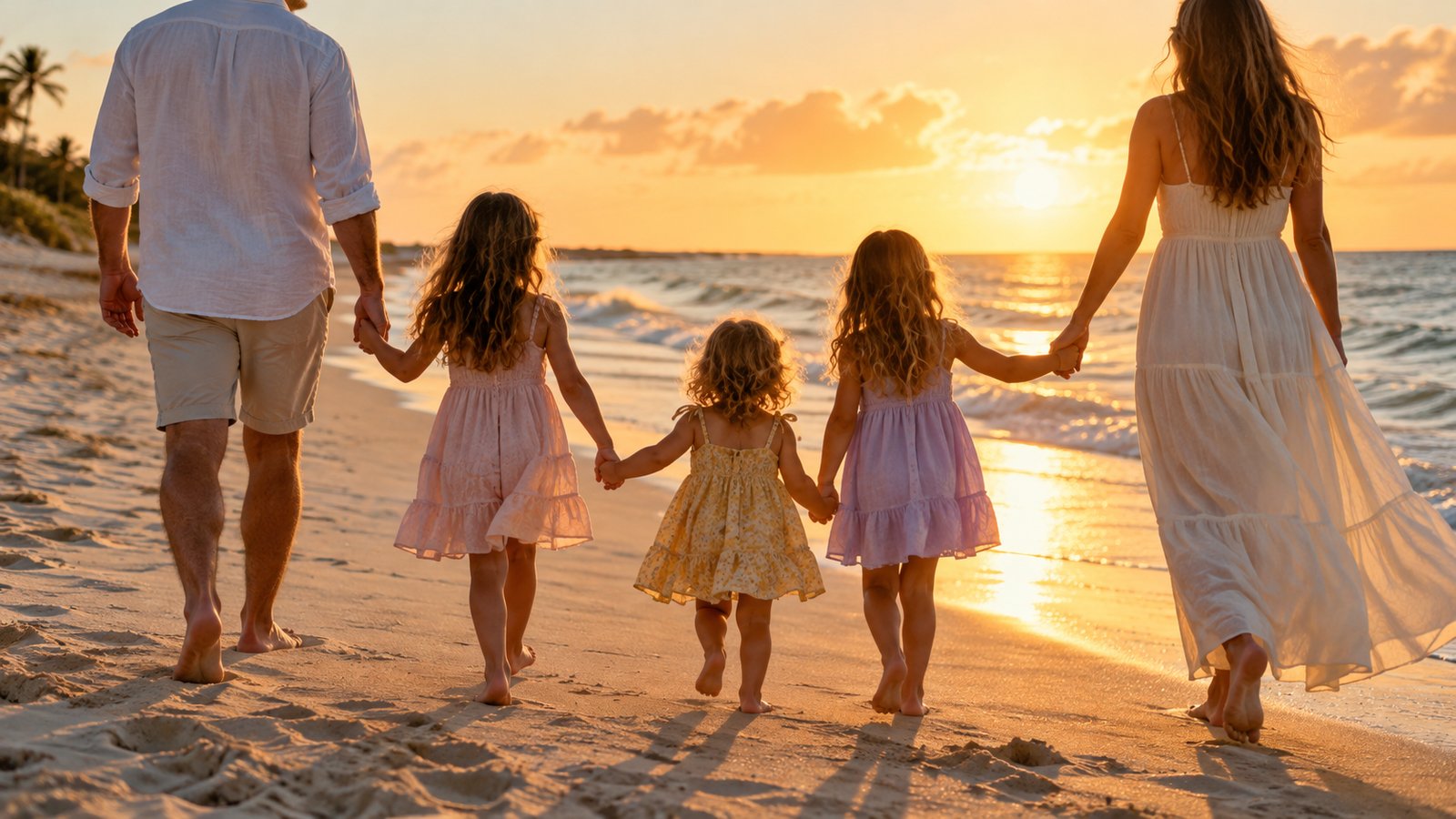 Summer: Go Early or Late - Best Time of Day for Family Photos by Season