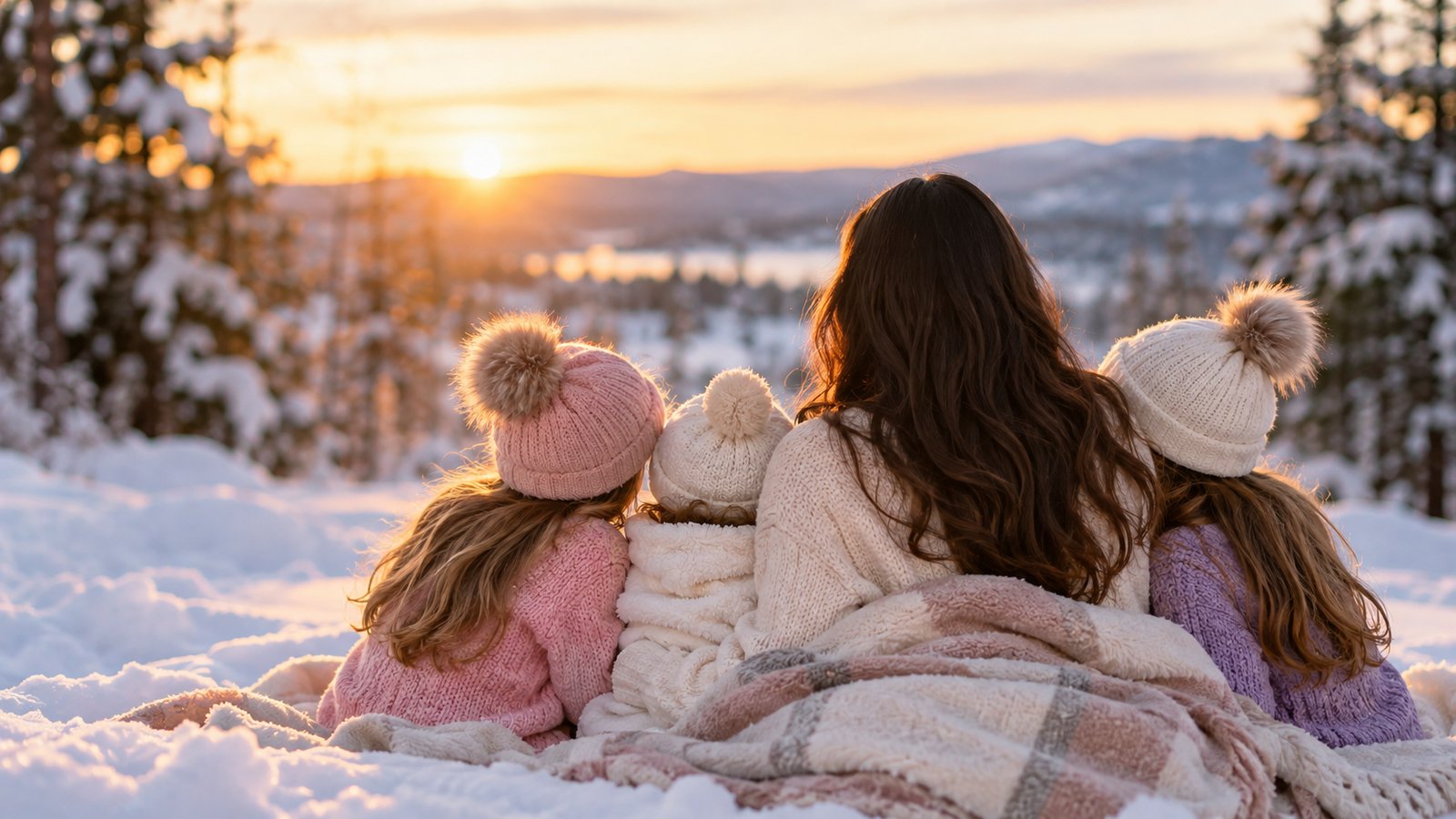 Winter: Short Days, Soft Light - Best Time of Day for Family Photos by Season