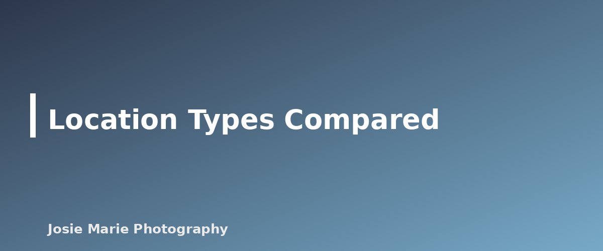Location Types Compared - section banner for Family Photo Locations