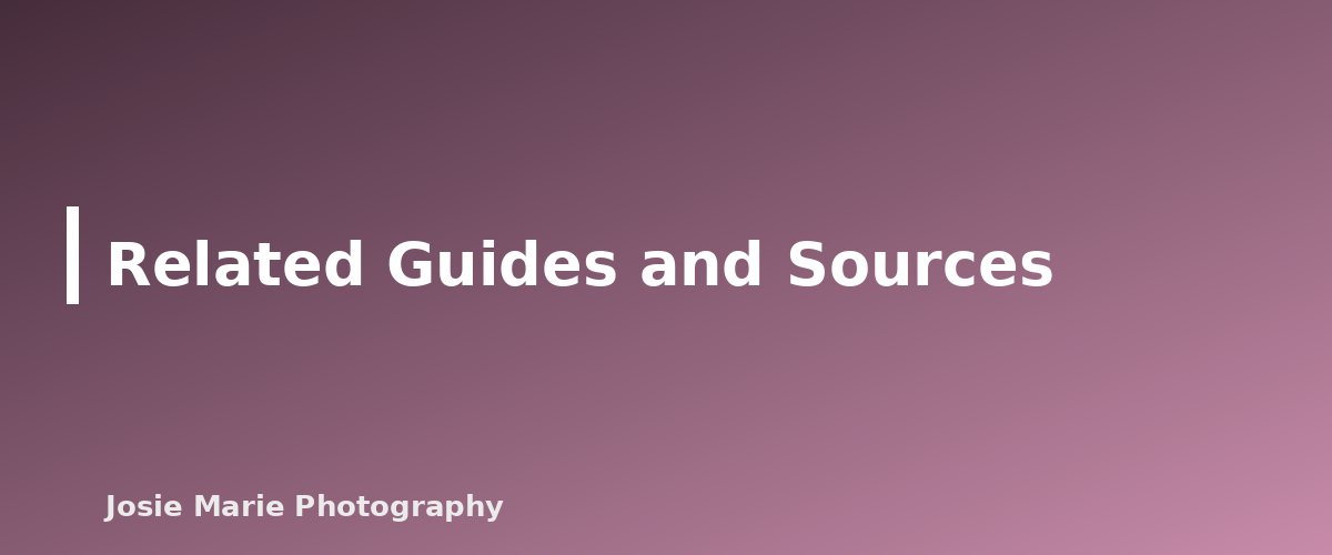 Related Guides and Sources - section banner for Family Photography Guide