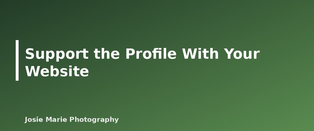 Support the Profile With Your Website - illustration for Local SEO for Photographers: Google Business Profile Basics That Help Clients Find You