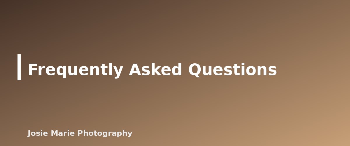 Frequently Asked Questions - illustration for Natural Light Portrait Basics for Beginners