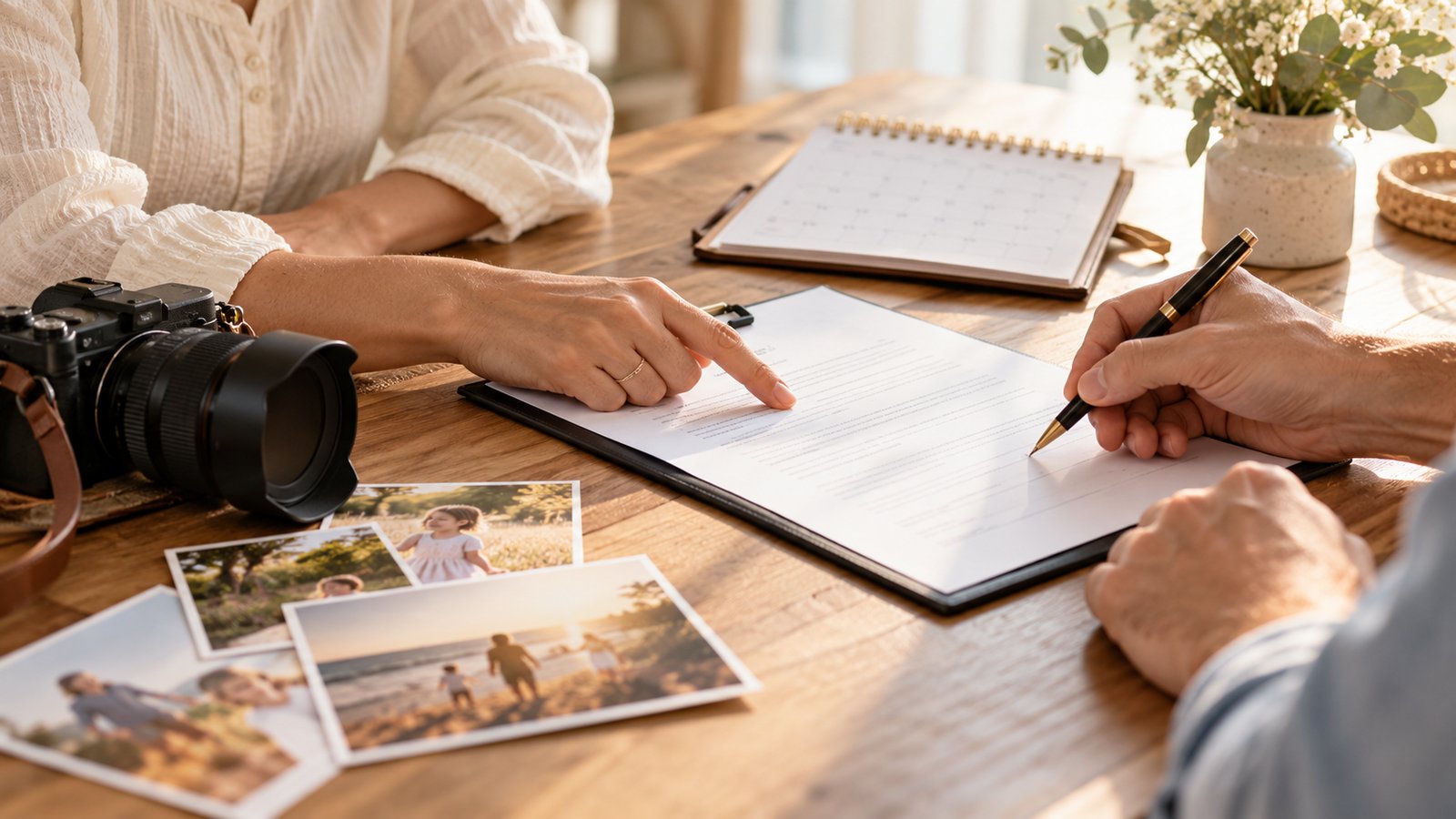 The Basics: Parties, Date and Description of Services - Photography Contract Essentials: What to Include Before You Book a