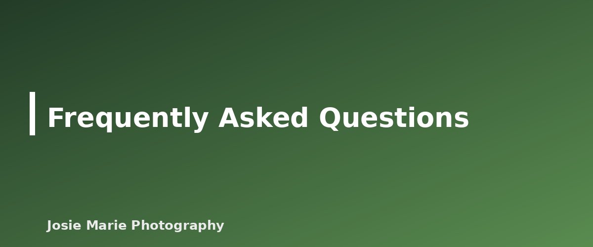 Frequently Asked Questions - illustration for Photography Portfolio: How Many Images to Include and Which Ones to Choose